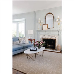 Hayde Modern Classic Beige Ombre Wool Animal Patterned Rug - 3'6"x5'6"|