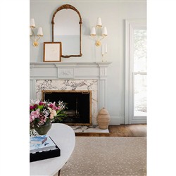 Hayde Modern Classic Beige Ombre Wool Animal Patterned Rug - 3'6"x5'6"|