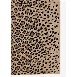 Ventura Modern Classic Beige Wool Animal Patterned Rug - 3'6"x5'6"|