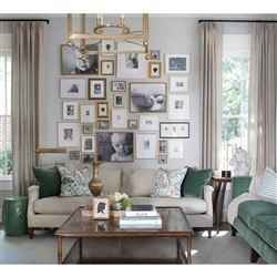 Linwood Updated Traditional Hazelnut Wood Square Cocktail Table|