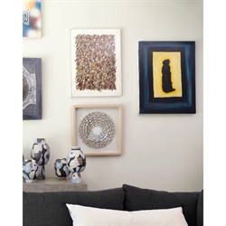 Rocco Coastal Beach Taupe Shell Wall Art|