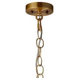 Azrael Modern Classic Blue Glass Sphere Pendant|