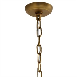 Elowen Updated Traditional Smoked Taupe Glass Curved  Chandelier|