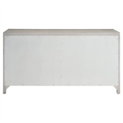 Isabella Modern Classic Fluted White Oak Double Dresser|