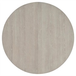 Diana Modern Classic White Oak Round Extendable Dining Table - 54-72"|