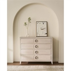 Eliza Modern Classic White Oak Wood Dresser|