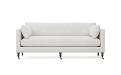 Madeline Heathered Ivory Performance Sofa - 84"|