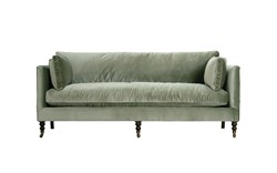 Madeline Sage Green Velvet Sofa - 84"|