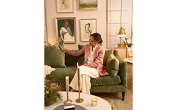 Madeline Sage Green Velvet Sofa - 84"|