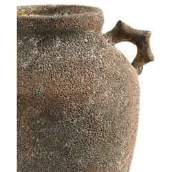 Emmett Updated Traditional Rust Glazed Ceramic Planter|