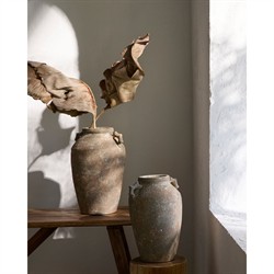 Emmett Updated Traditional Rust Glazed Ceramic Planter|