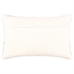 Audrey French Country Teal Floral Down Lumbar Pillow - 14x22|