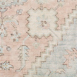 Audrey French Country Dusty Pink Floral Lumbar Pillow - 14x22|