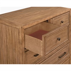 Anjana Coastal Beach Brown Oak Dresser|