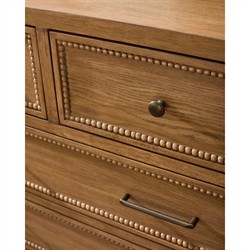 Anjana Coastal Beach Brown Oak Dresser|