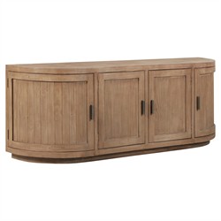 Neriah Rustic Lodge Brown Reclaimed Wood Media Cabinet - 71"|