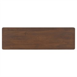 Bella Modern Classic Brown Mango Wood Scalloped Double Dresser|