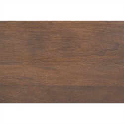 Bella Modern Classic Brown Mango Wood Scalloped Nightstand|