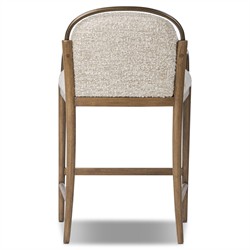 Demi Ivan Stone Boucle Counter Stool|