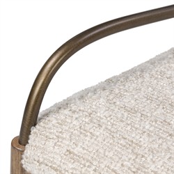 Demi Ivan Stone Boucle Counter Stool|