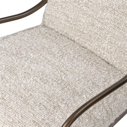 Demi Ivan Stone Boucle Counter Stool|