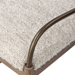 Demi Ivan Stone Boucle Counter Stool|