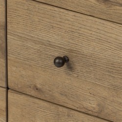 Diego Updated Traditional Honey Brown Oak Display Case|