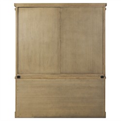 Diego Updated Traditional Honey Brown Oak Display Case|