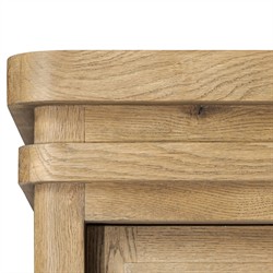 Diego Updated Traditional Honey Brown Oak Display Case|