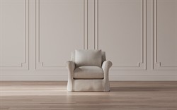 Ameerah Sea Salt Performance Slipcovered Chair|