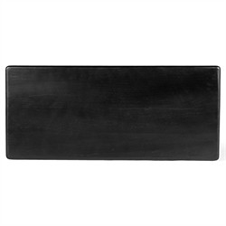 Thomas Updated Traditional Black Wood Spindle Bookcase|