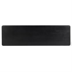 Thomas Updated Traditional Black Wood Spindle Wide Bookcase|