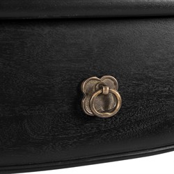 Thomas Updated Traditional Black Wood Spindle Console Table|