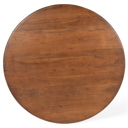 Thomas Updated Traditional Brown Wood Spindle Coffee Table|