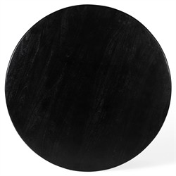 Thomas Updated Traditional Black Wood Spindle Coffee Table|