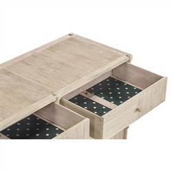 Mateo Modern Classic Beige Acacia Wood Bamboo Buffet|