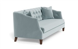 Willa Saltwater Blue Performance Velvet Sofa - 86"|