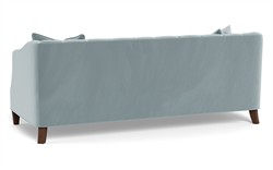 Willa Saltwater Blue Performance Velvet Sofa - 86"|