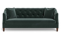 Willa Lagoon Performance Velvet Sofa - 86&quot;|