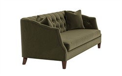 Willa Boxwood Green Performance Velvet Sofa - 86"|