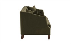 Willa Boxwood Green Performance Velvet Sofa - 86"|