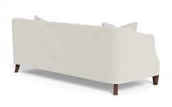 Willa Heathered Ivory Crypton Performance Flecked Chenille Sofa - 86&quot;|