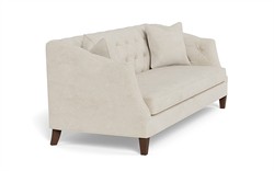 Willa Sugar Cookie Performance Boucle Weave Sofa - 86&quot;|