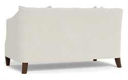 Willa Heathered Ivory Crypton Performance Flecked Chenille Settee - 61"|