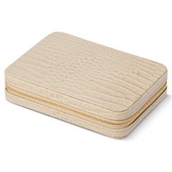 AERIN Enzo Modern Classic Fawn Leather Case Travel Card Set|