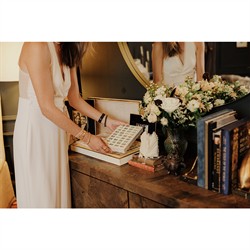 AERIN Luxe Modern Classic Cream Shagreen Mahjong Set|