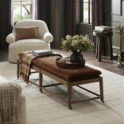Eleanor Altair Sienna Velvet Accent Bench|