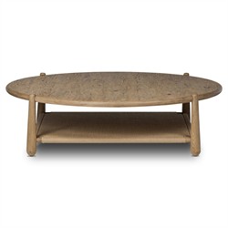 Salvador Aged Smoked Oak Coffee Table|