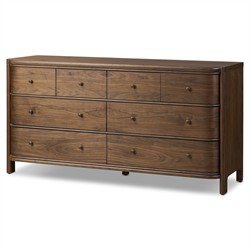 Agatha Dark Brown Walnut Dresser|