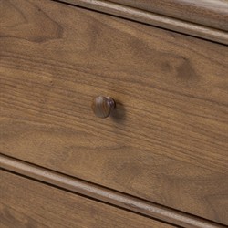Agatha Dark Brown Walnut Dresser|